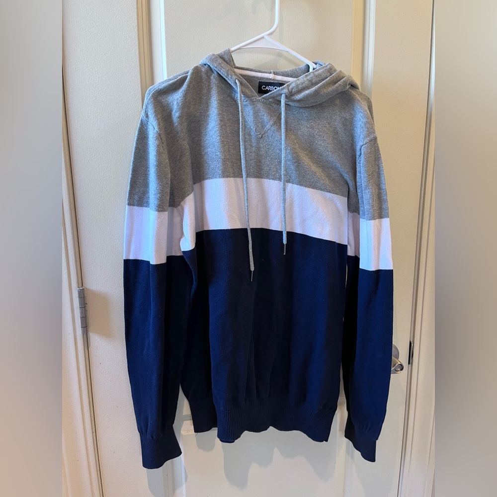 Carbon long sleeve t-shirt with hood